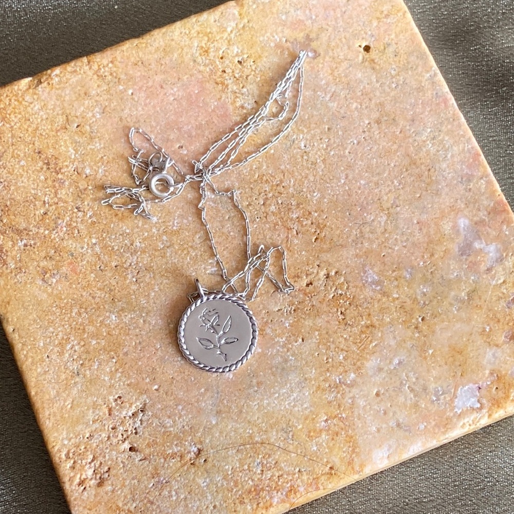 Rose 925 necklace